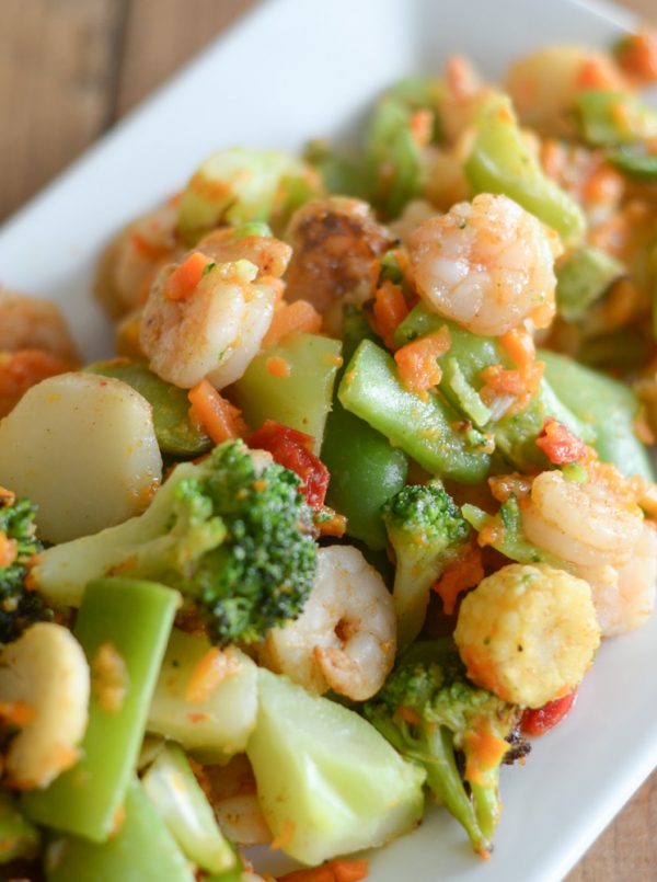 Healthy Air Fryer Shrimp & Veggies: High-Protein Meal Prep
